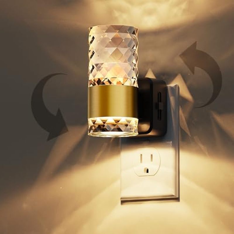 L LOHAS LED Night Light, Plug in Night Light with Auto Light Sensor[2-Pack], Brightness Adjustable w