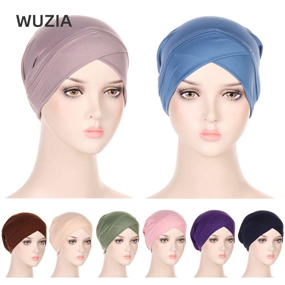 Mũ Turban WUZIA Mũ nón xếp ly Bonnet Mũ ngủ