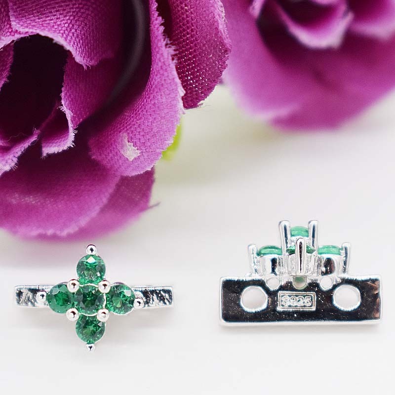 Vòng cổ hai hàng mạ bạch kim mạ bạc 925 Miếng đệm Gao Yuanyuan Cùng phong cách Hàng đôi Phụ kiện vòn