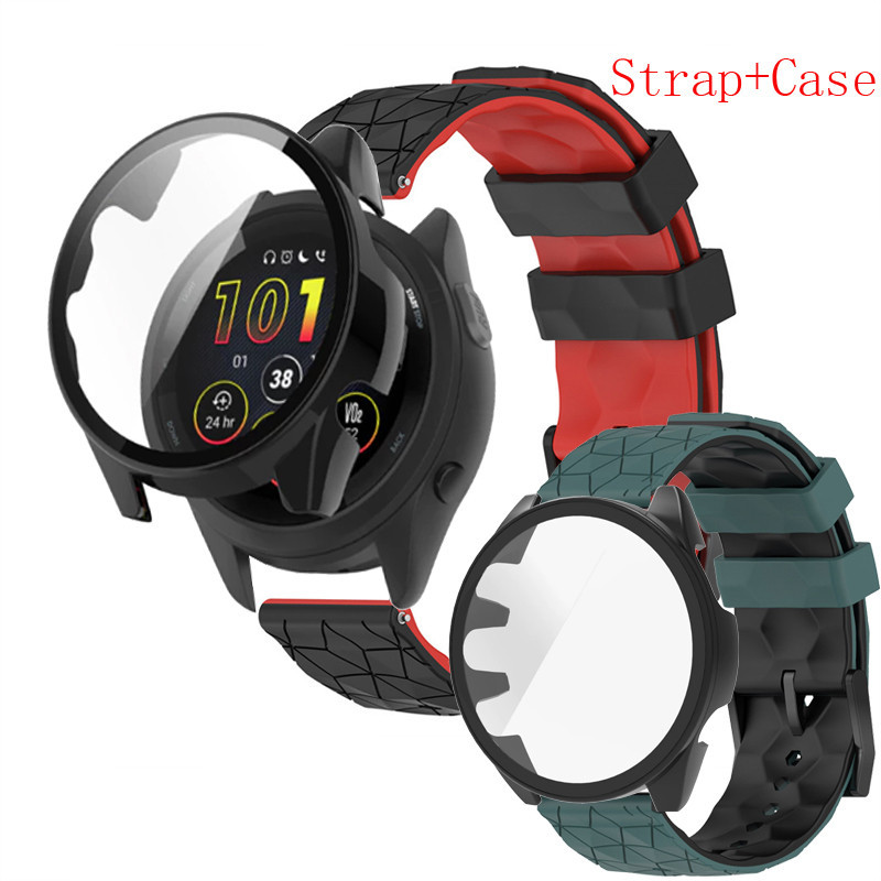 Dành Cho Garmin Forerunner 265 Âm Nhạc Đồng Hồ Thông Minh Ốp Lưng Bảo Vệ Màn Hình Dành Cho Garmin Fo