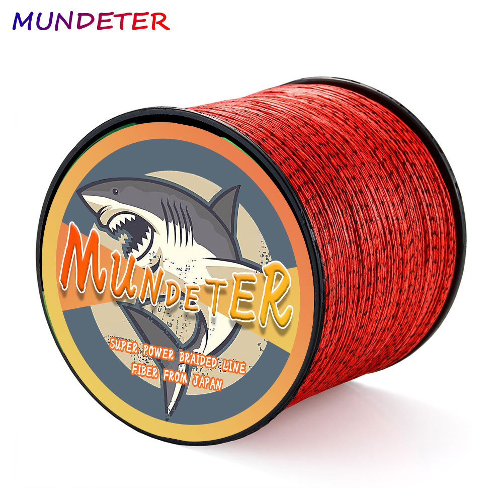 MUNDETER 300M 8 Dây PE Dây Bện Dây Câu Cá PE 8 Dây Bện Dây Nước Mặn
