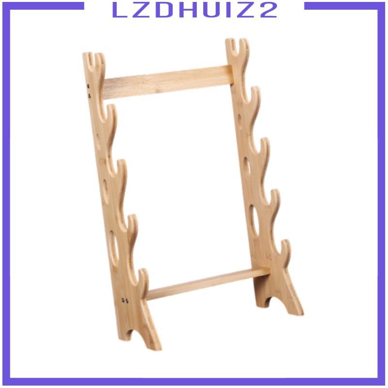 Thanh Kiếm Màn Hình Đứng 5 Lớp Sáo Ổn Định Để Bàn Gỗ Thanh Kiếm Treo Tường Giá Kiếm Cho Wakizashi Li