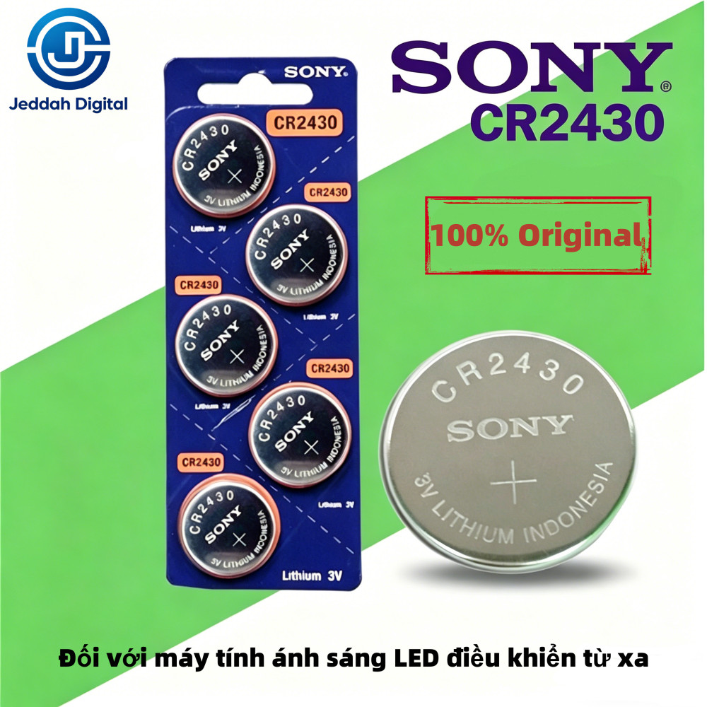 Sony CR2430 CR 2430 DL2430 BR2430 KL2430 Nút Đồng Xu Pin Cho Đồng Hồ Tai Nghe