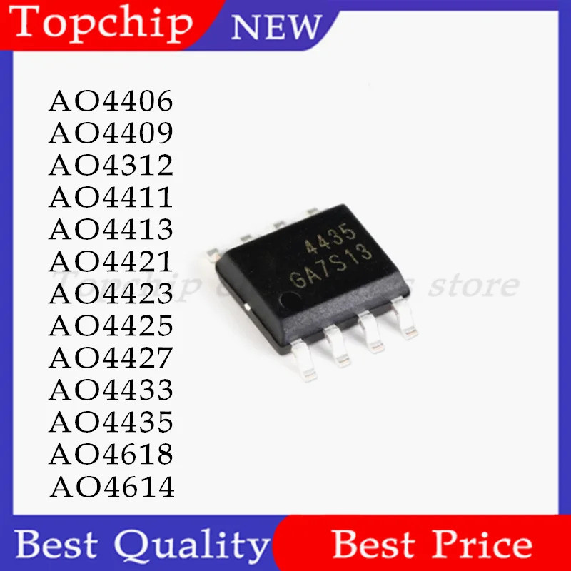 5 chiếc AO4406 AO4409 AO4312 AO4411 AO4413 AO4421 AO4423 AO4425 AO4427 AO4433 AO4435 AO4618 AO4614 S