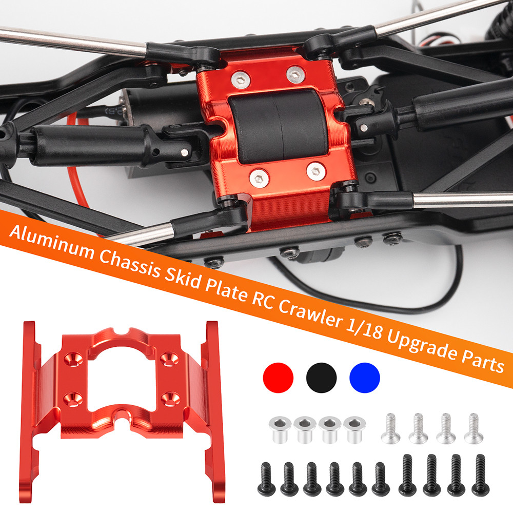Hợp Kim Nhôm Khung Xe Trung Tâm Tấm Trượt Cho 1 / 18 RC Crawler FMS LC80 Nâng Cấp Các Bộ Phận