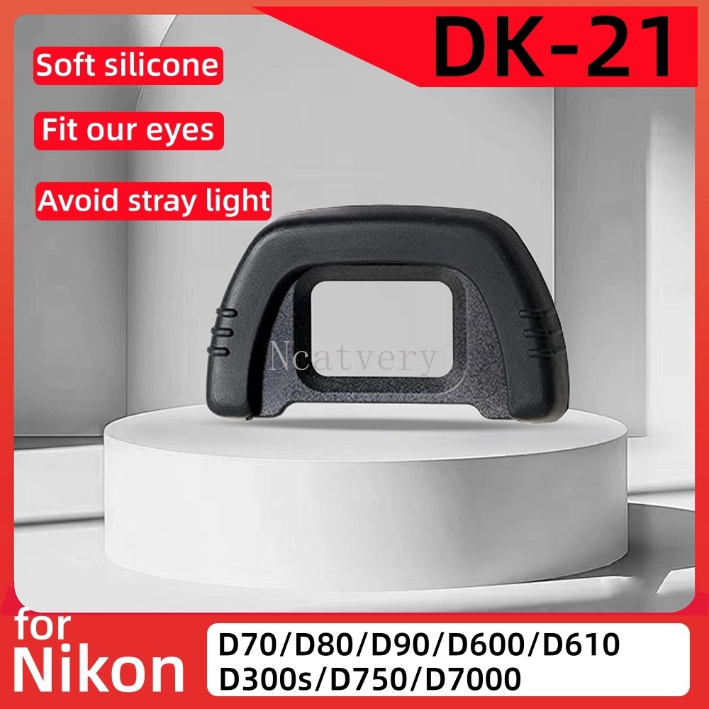 Silicone mềm DK-21 Eyecup Viewfinder Eye Cup DK21 Cover Cap cho Nikon D70 / D80 / D90 / D600 / D610 
