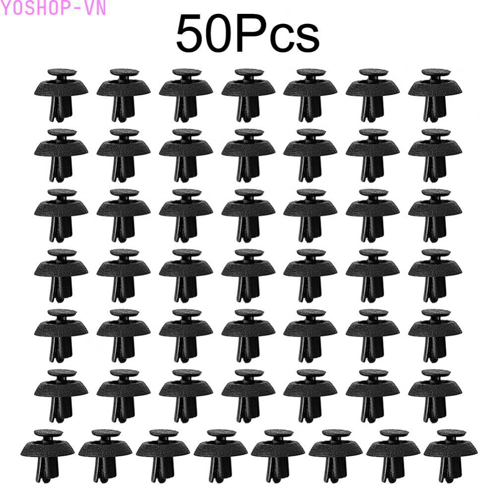 [Ysp]ENGINE COVER CLIPS For Lexus LS600HL 2008-2016 Kit Set 50PCS ABS Black