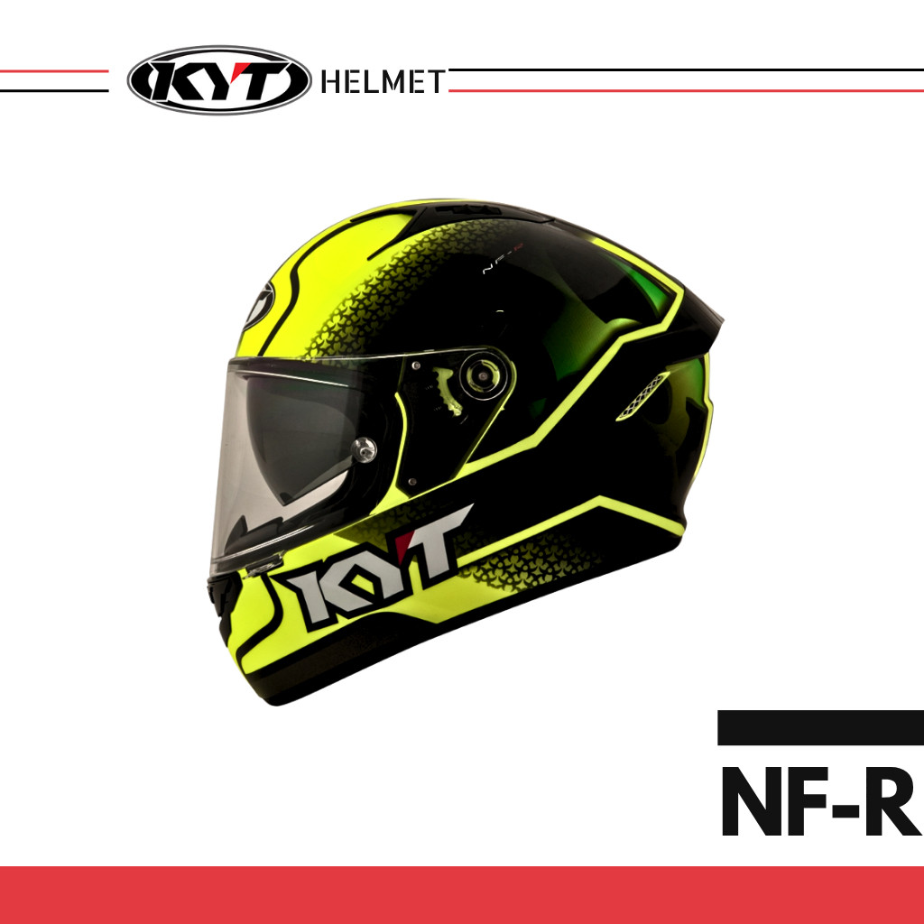 KYT - Mũ Bảo Hiểm Fullface - NFR HYPERFLUO YELLOW ////