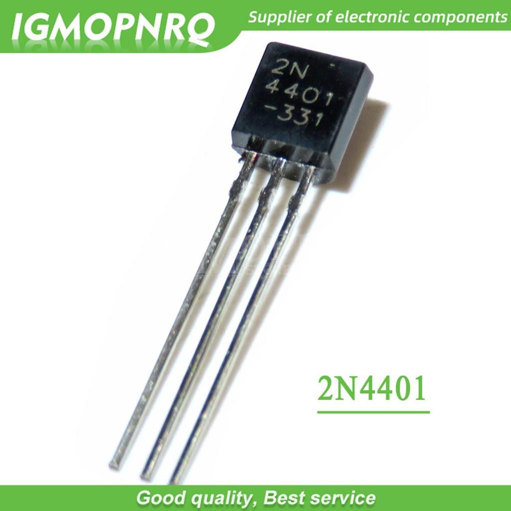 50 chiếc 2N4401 TO-92 Transistor lưỡng cực - BJT NPN Gen Pur SS mới nguyên bản