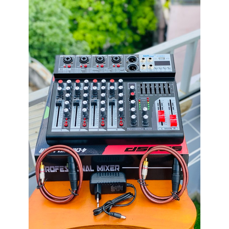 Mixer hát Karaoke Livetream MTMax F79 PRO(Bluetooth 5.0, USB, AUX, hiệu ứng 99 DSP, kết nối dể dàng)