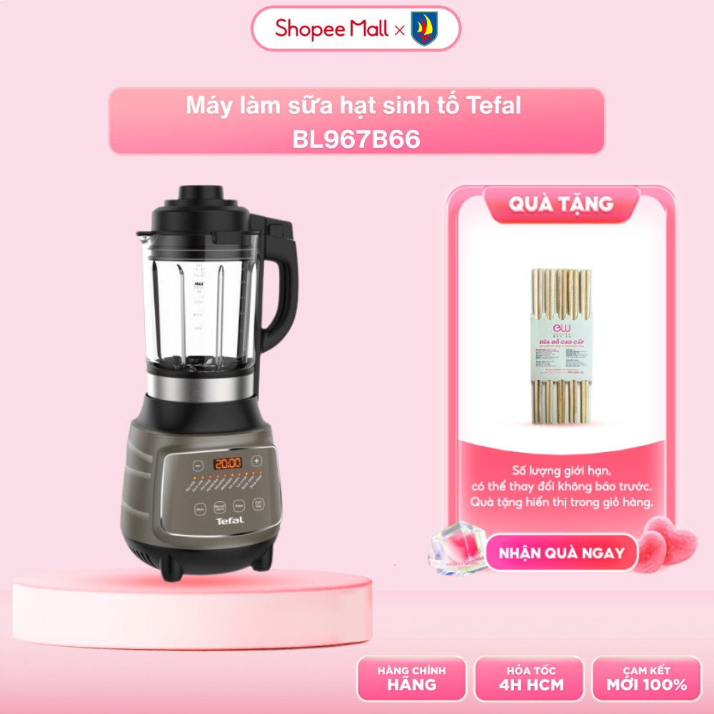 Máy làm sữa hạt sinh tố Tefal BL967B66 1300W