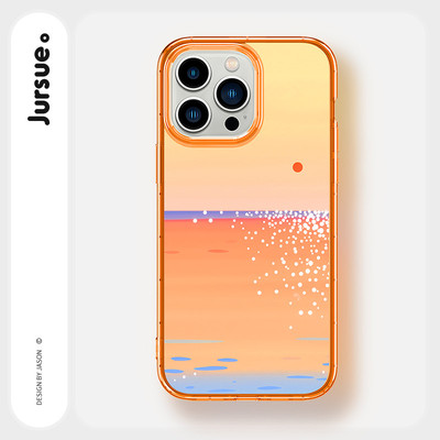 JURSUE Ốp lưng dễ thương đẹp độc lạ Nghệ thuật trừu tượng ngộ nghĩnh nam chống sốc chống bẩn mềm cho iPhone 17 Air 16 15 14 13 12 11 PRO MAX SE 2020 X XR XS ip 8 7 Plus MZ506463Q
