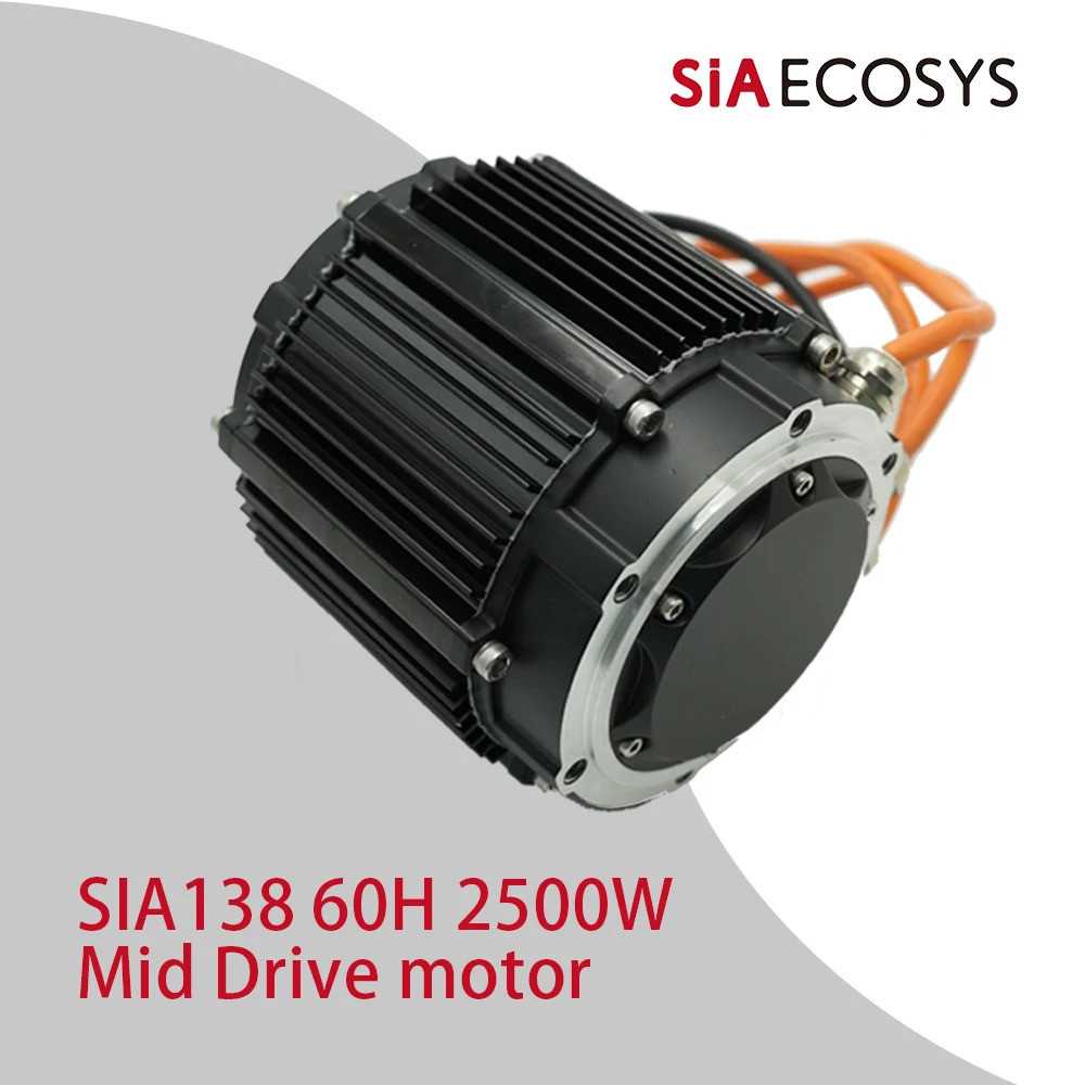 QS138 QS MOTOR 138 2500W 72V 60H Max 4500RPM Hall PMSM Động cơ giữa ổ đĩa cho xe tay ga điện bẩn Xe 