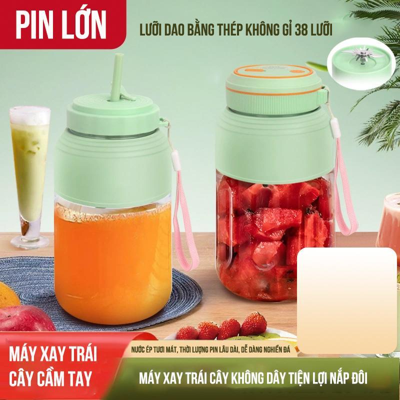 Máy Xay Cầm Tay Không Dây LIBITU 1300ML - 38 Lưỡi Siêu Bén, Uống Trực Tiếp Tiện Lợi