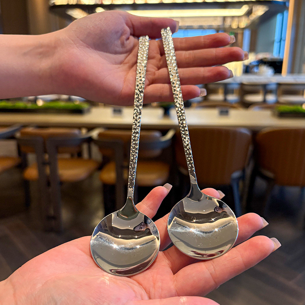 Dày 304 Thìa Inox Giá Trị Cao Muỗng Ăn Hàn Quốc Thìa Tráng Miệng Thìa Hộ Gia Đình Ăn Nhỏ Thìa Canh M