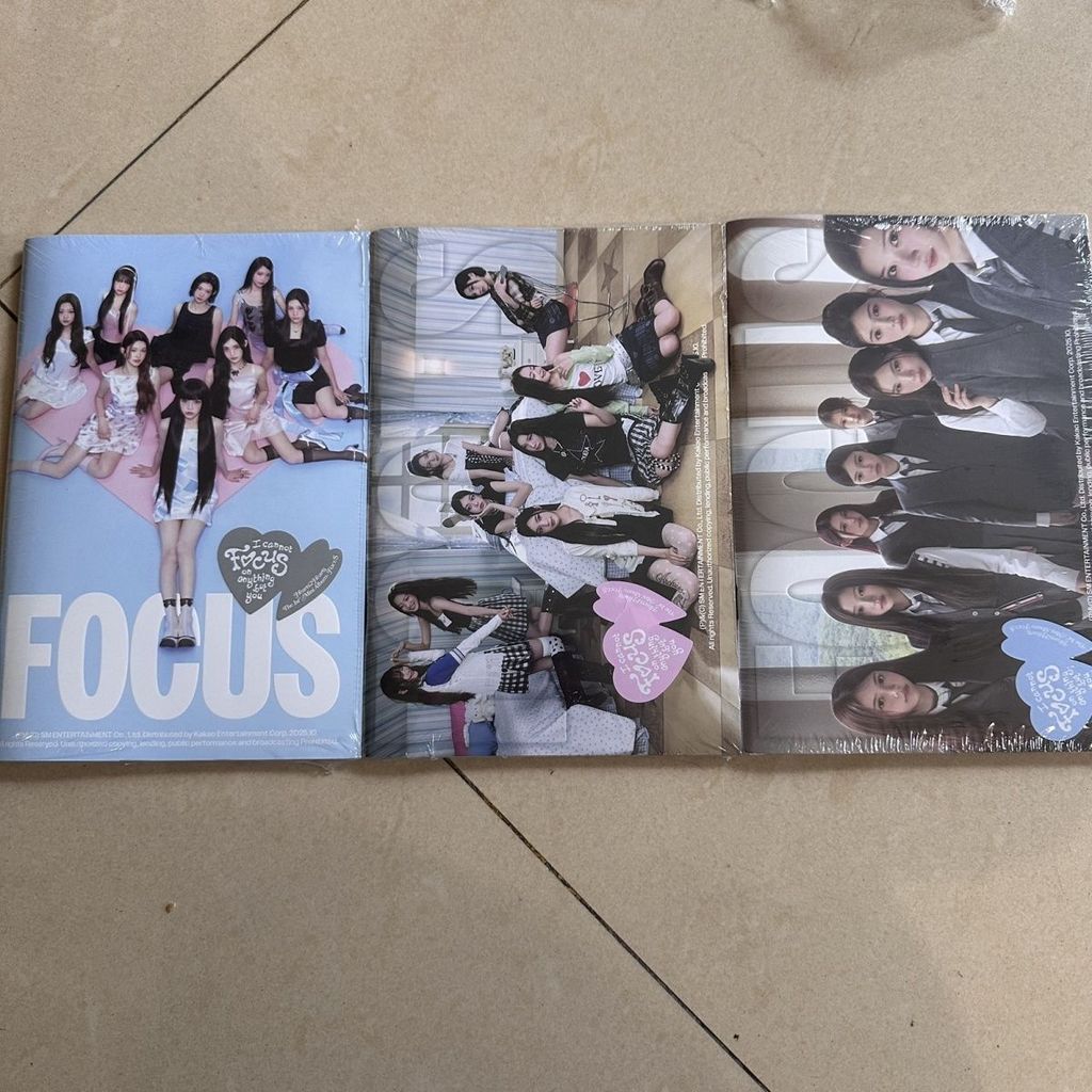Sản phẩm chính hãng H2H album thẻ nhỏ chưa tháo dỡ Hearts2Hearts FOCUS trái tim mini 1