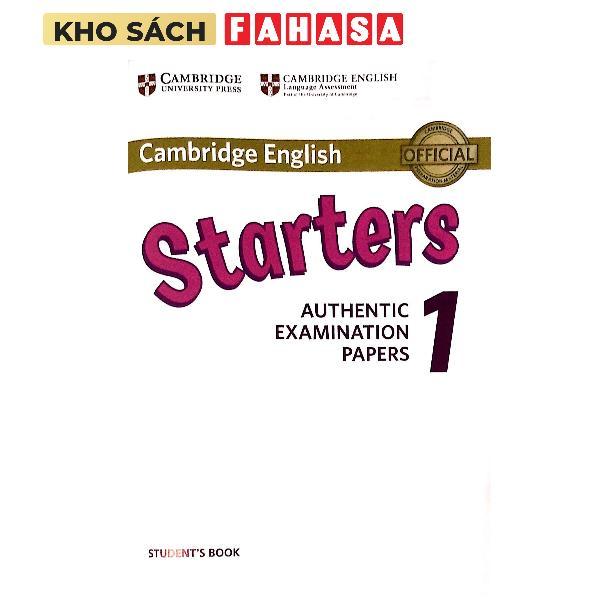 Cambridge English Starters 1 for Revised Exam from 2018 Student's Book