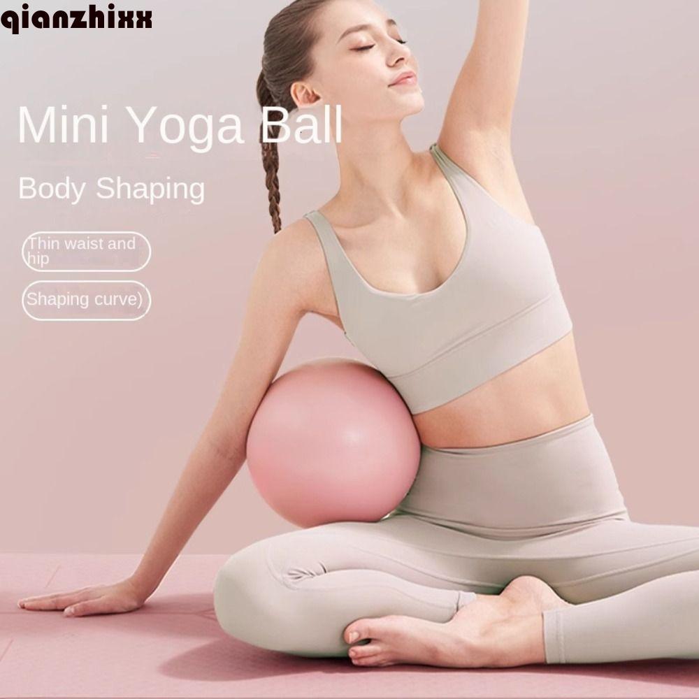 QIANZHI Pilates Ball, Tập Thể Dục Mini PVC Yoga Ball, Bóng Cân Bằng Chống Trơn Trượt Dày Chống Nổ Th