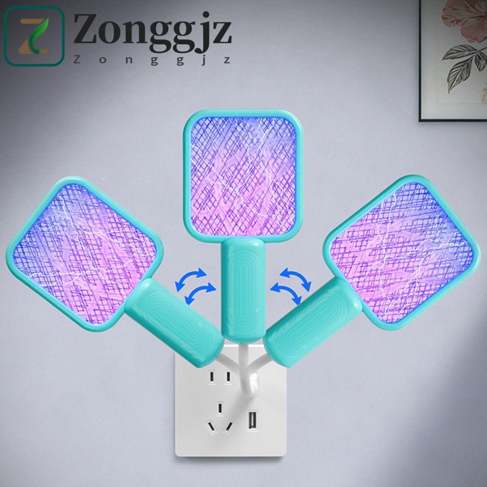 Bẫy bẫy muỗi USB ZONGGJZ, Tay cầm có thể uốn cong Lưới bảo vệ cách nhiệt Đèn UV Bẫy muỗi, Hướng cắm 