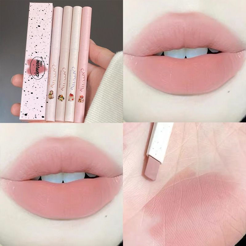 New Product#Cappuvini Lip liner Lip-shaping nude lipstick pencil, lip liner, domestic product, porta