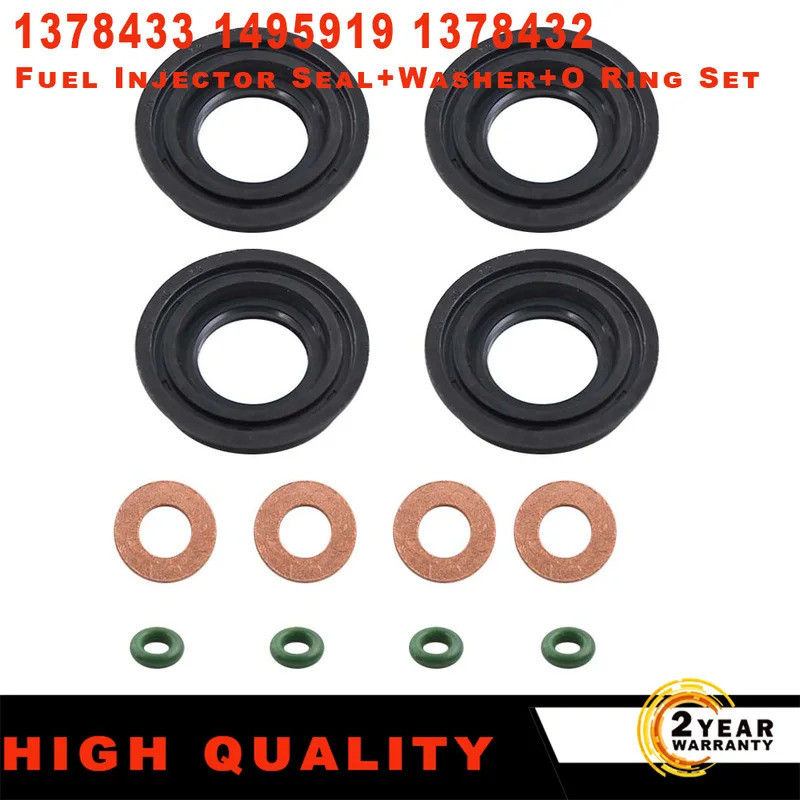 BỘ PHUN NHIÊN LIỆU SEAL + MÁY GIẶT + ORING CHO FORD TRANSIT MK6 MK7 cho PEUGEOT BOXER LAND ROVER DEE