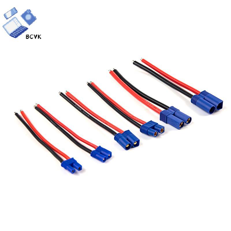 [BCVK] EC2 / EC3 / EC5 Nam Nữ Kết Nối Cáp Đuôi Heo Dây Silicon RC Tốt