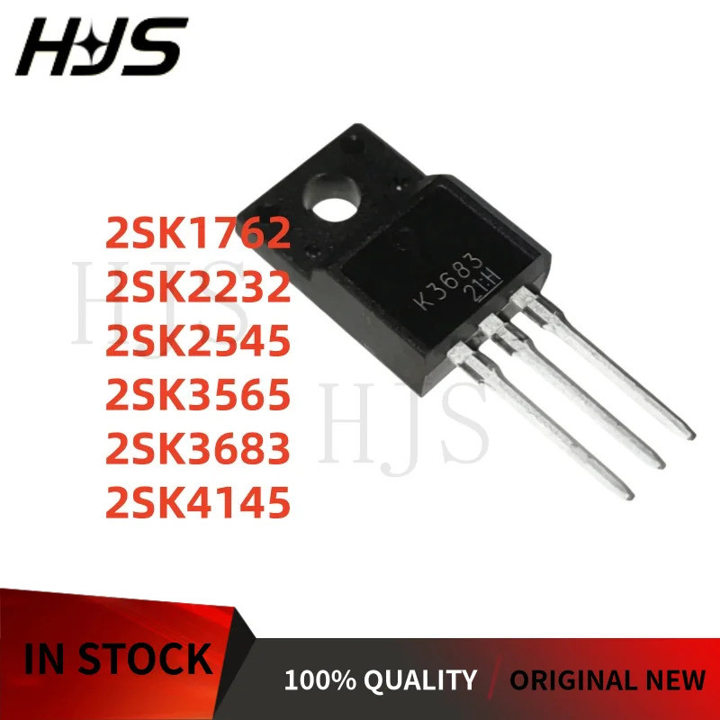 10Piece 2SK3683 2SK3565 2SK4145 2SK1762 2SK2232 2SK2545 K3683 K3565 K4145 K1762 K2232 K2545 TO-220F 