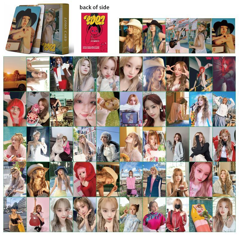 55 Miếng gidle Song Yuqi solo Album mới YUQ1 Thẻ Ảnh Hàng Hóa Thẻ LOMO Thẻ