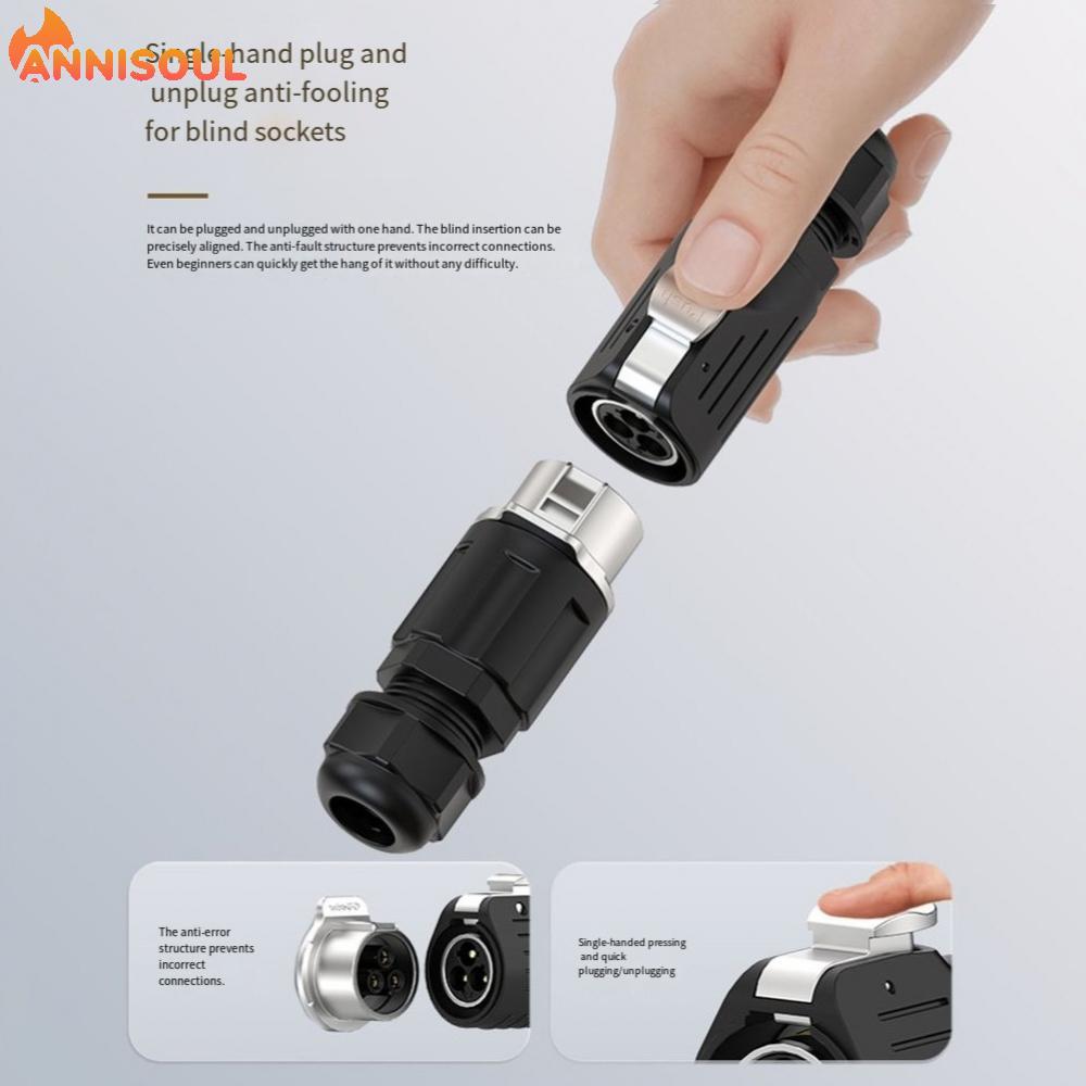 [NISO]Circular Connector IP68 Rating Water And Dust Resistant 2.5-4.0mm² Cable Range