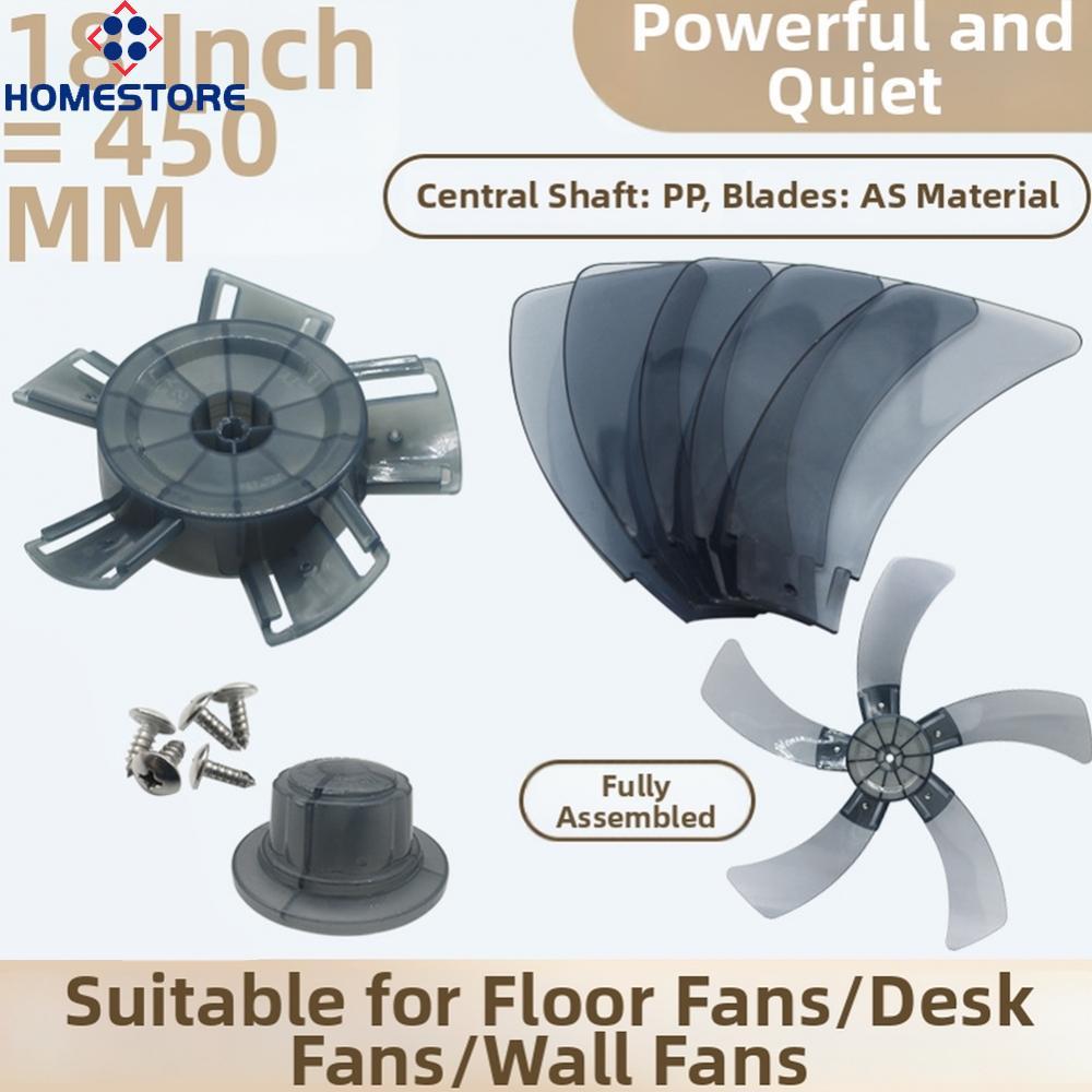 [Homestore]18 Inch Electric Fan with Durable Thickened Blades for Wall Table or Floor Setup