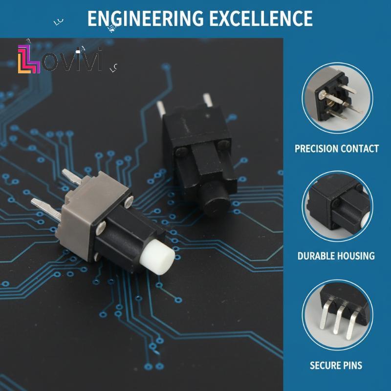 [Lovivivi] 1 / 5 Cái Kailh Square 2 Chân Chuột Micro Switch Cuộn Giữa Nút Phụ Kiện Cho Razer Deathad