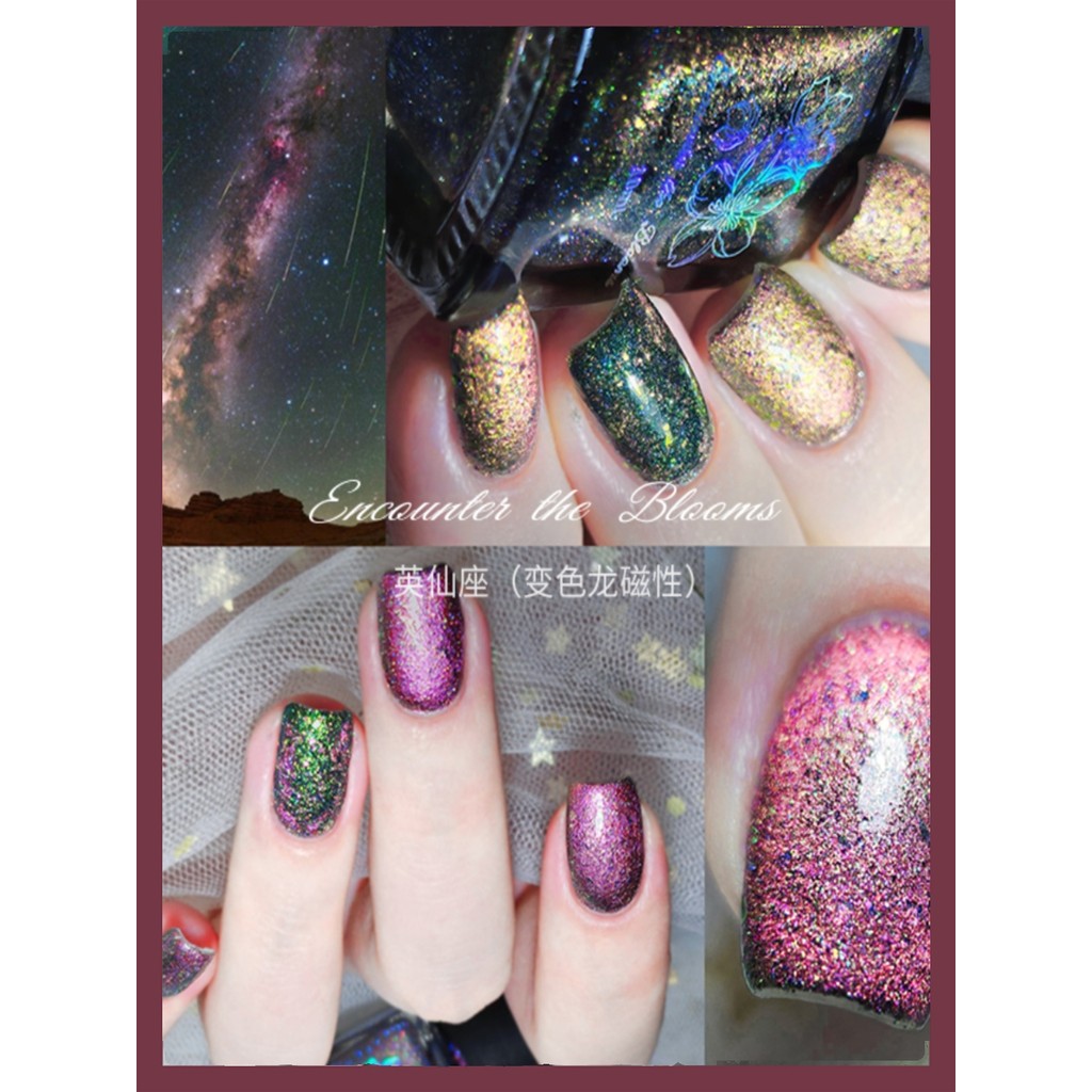 Gặp phải những bông hoa Galaxy Series Galaxy Galaxy Từ tính Dầu không thấm nước