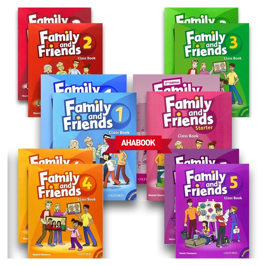 Aha - Sách tiếng anh - Family And Friends - Phiên bản 1ST (Class Book + WorkBook)