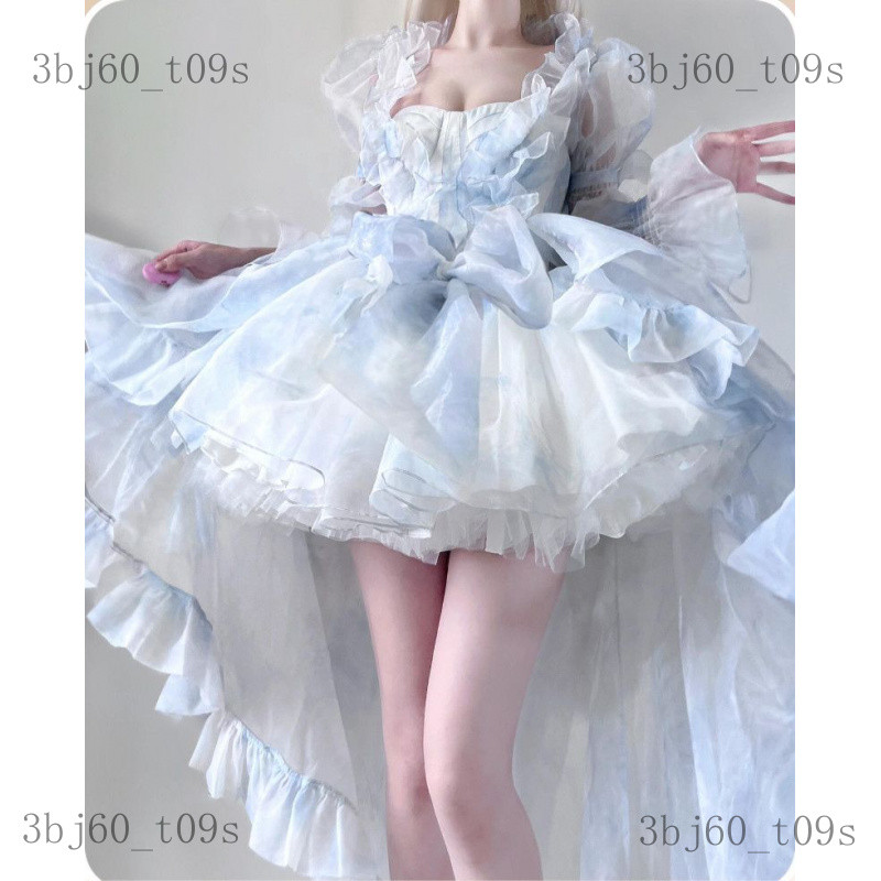 Váy Lolita Thỏ Sakurano kiểu Pháp dài, chính hãng, nguyên bản lolita Váy Lolita, váy sinh nhật, váy 