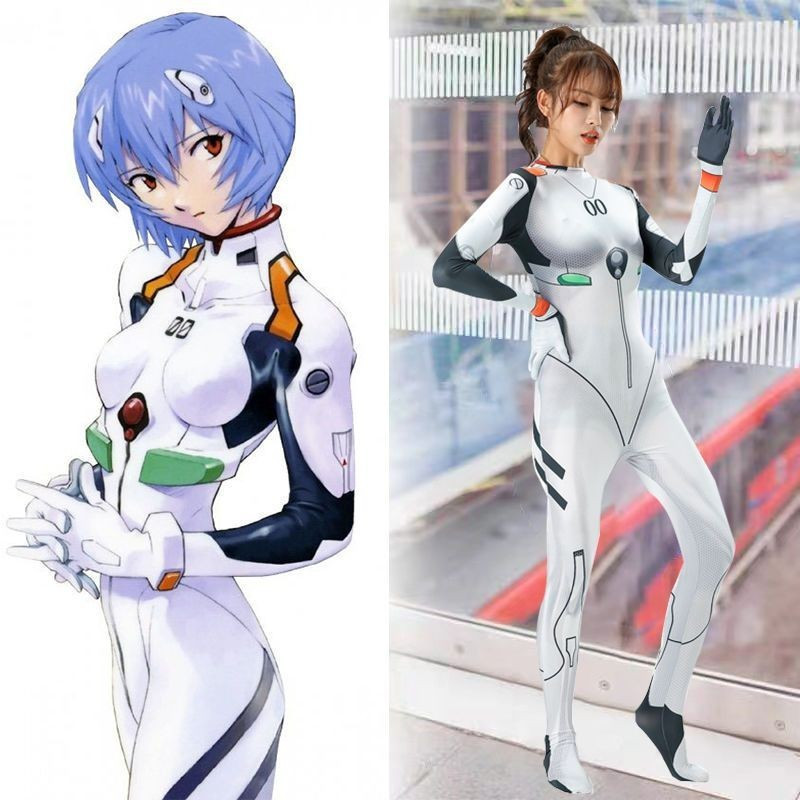 Neon GENESIS EVANGELION EVA Ayanami Rei Asuka cosplay Anime Body Girl Bodysuit Cool NEON GENESIS EVA