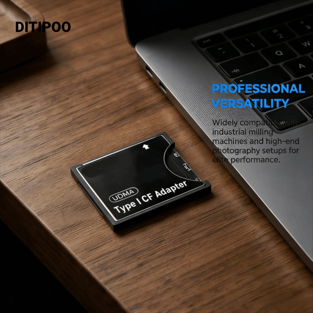 DITIPOO SD sang CF, Giao diện TYPE I Thẻ lưu trữ 2TB sang Bộ chuyển đổi CF, Dễ sử dụng Hỗ trợ Bộ chu