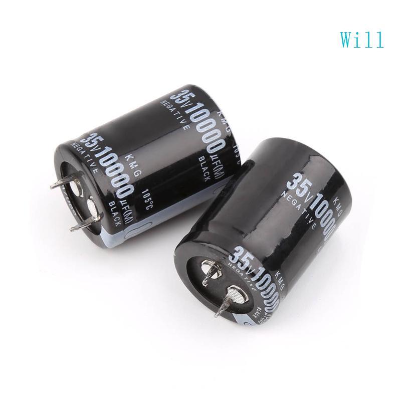 Sẽ 10000uF 35V Tụ Điện 35V 10000uF Tụ Điện Phân 25x40mm Cho Sốt Khuếch Đại Lọc Tụ Điện Thay Thế