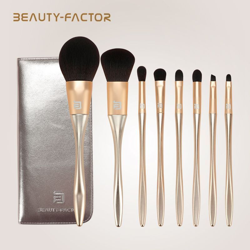 New Product#Portable Soft-Bristled Makeup Brush Set, Complete Makeup Tool Brush Set for Beginners, P