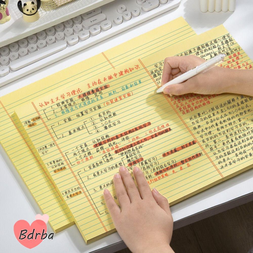 Sổ tay BDRBA 50 tờ A3, Giấy dự thảo lập kế hoạch tư duy A3, Đơn giản học sinh có thể xé được Viết gi