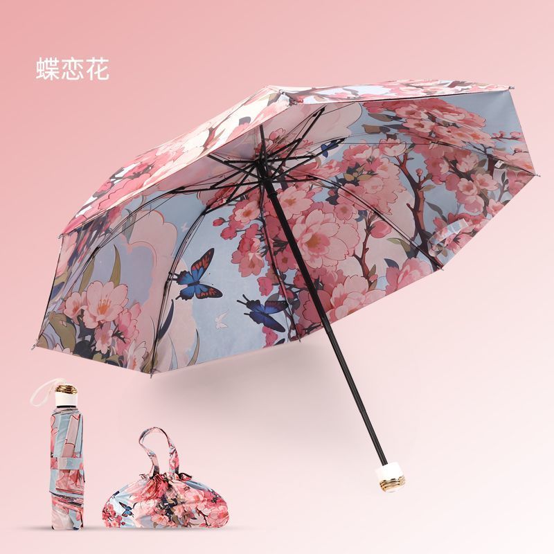 Ô Dù Gấp 3 Lớp Chống Nắng UV Ô Dù Gấp 3 Lớp Chống Tia UV Ô Dù Gấp 3 Lớp 2 Lớp Chống Nắng UV Dù Ô Che