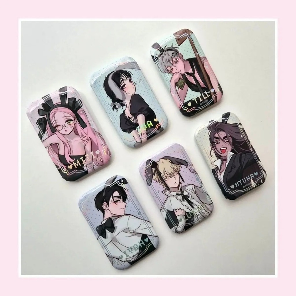 Huy hiệu Alien Stage Badge ghim cài áo balo anime Alien Stage series Coffee Shop nhân vật Ivan Till 