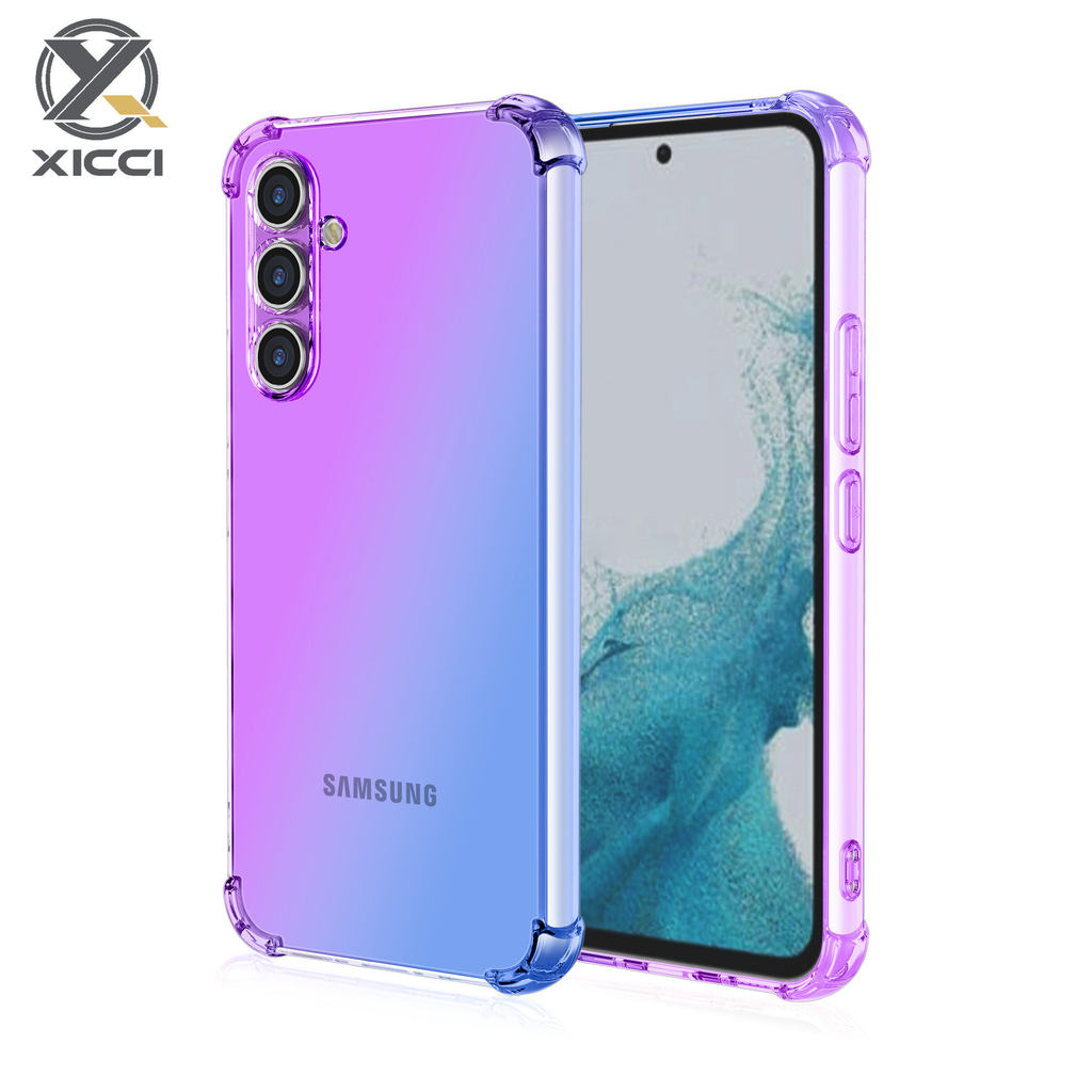 XICCI cho Samsung A57 5G / A37 5G / A17 4G / A17 5G / A07 4G / A07 5G Vỏ màu Gradient TPU mềm Vỏ điệ
