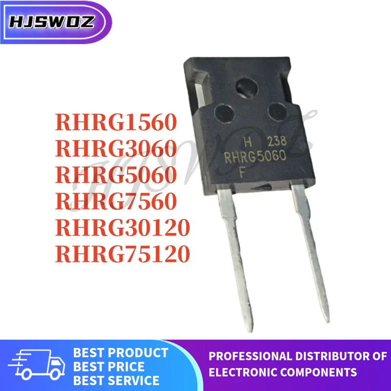 5 CÁI / MỚI RHRG75120 RHRG1560 RHRG3060 RHRG30120 RHRG7560 TO-247 diode phục hồi nhanh mos chip ic 6