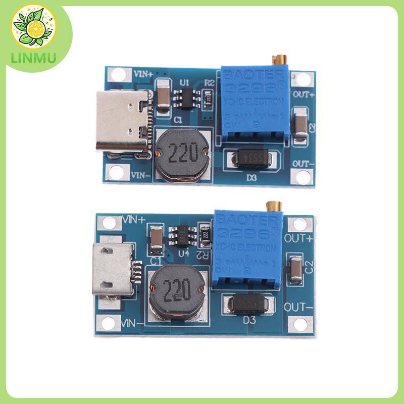 [LINMU] 1 Bộ chuyển đổi tăng cường chuyển đổi Dc sang Dc Mô-đun nguồn MT3608 Mô-đun cung cấp giao di