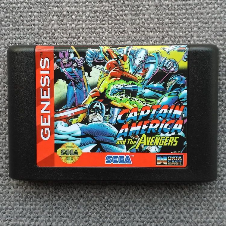 [Thẻ trò chơi Little Overlord] Sega MD < Captain America > Tối ưu hóa màu sắc Captain America Phiên 