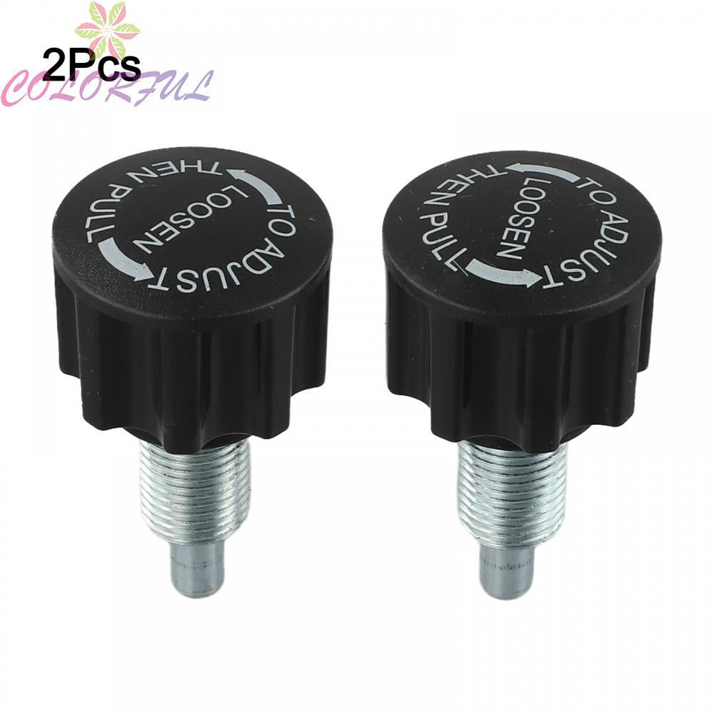 2pcs Exercise Bike Pull Pins Spring Knob 16mm Thread Diameter Gym Equipment Part