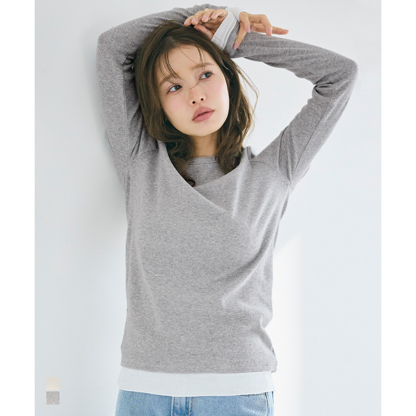 comcoca | Áo Tay Dài Phối Layer Dáng Fit