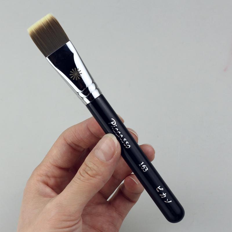 Hàn Quốc piccasso piccasso 163 Flat Foundation Brush Cọ Trang Điểm Đế Dụng Cụ Trang Điểm Ánh Sáng Tự