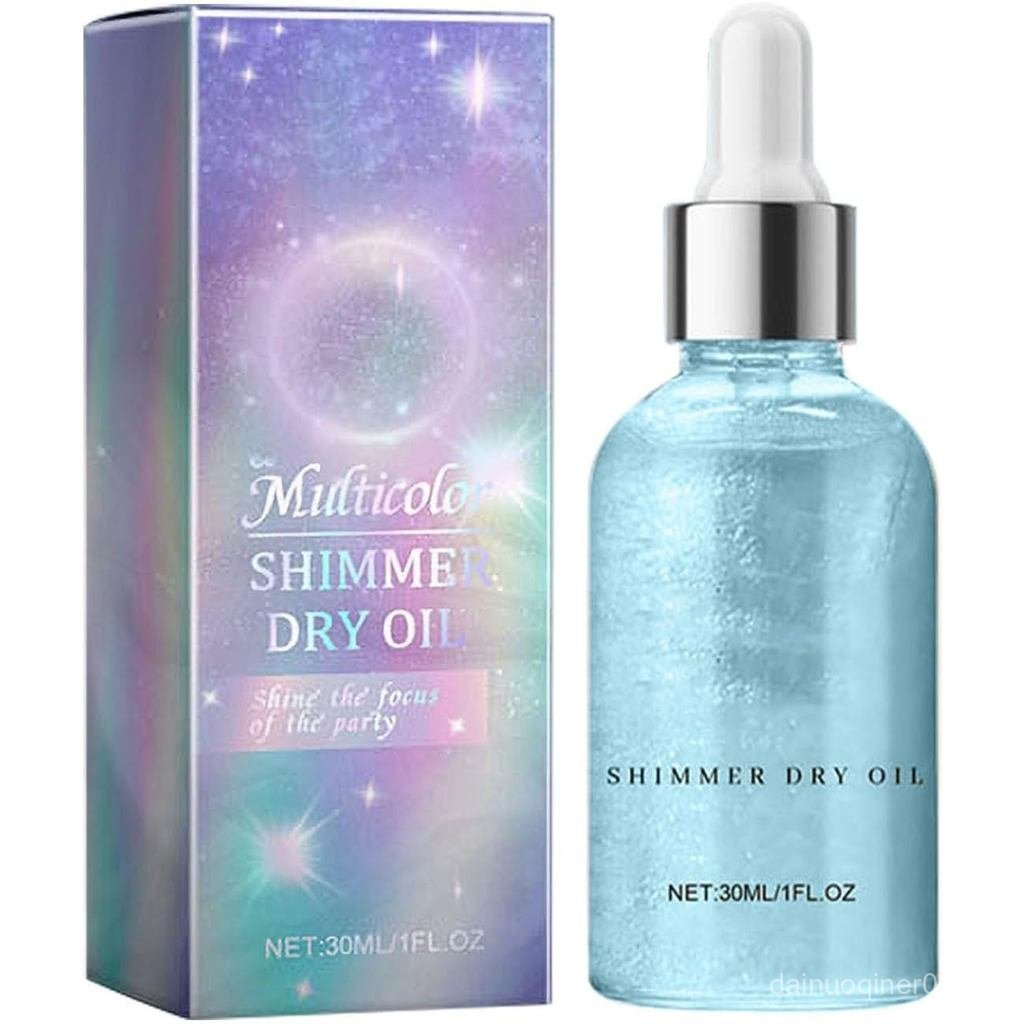 Dầu khô Orphic Shimmer Orphic Shimmer Glitter Oil Glow Recipe Bột long lanh chống thấm nước nhiều mà