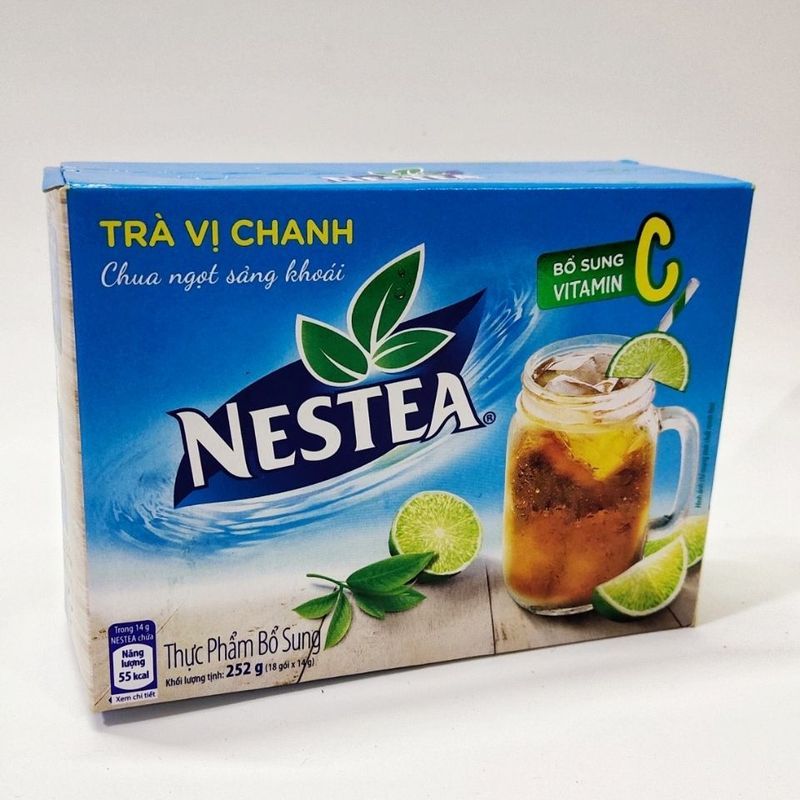 Việt Nam NESTEA Nestle Iced Lemon Black Tea 195g / 15 Thanh * 13g Chất pha rắn hòa tan chính hãng L4